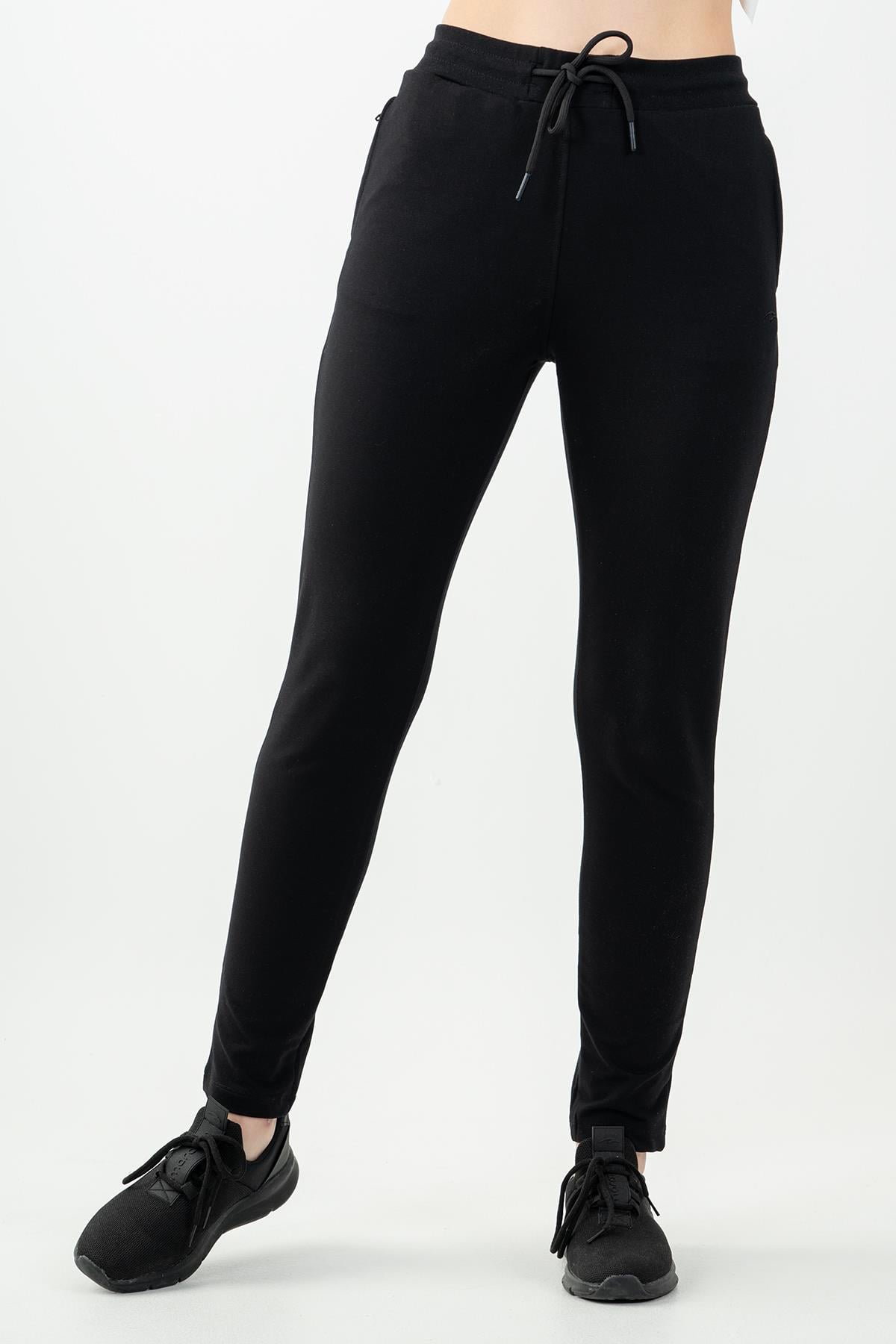 Maraton Sportswear Regular Kadın  Dar Paça  Basic Eşofman Altı 22271