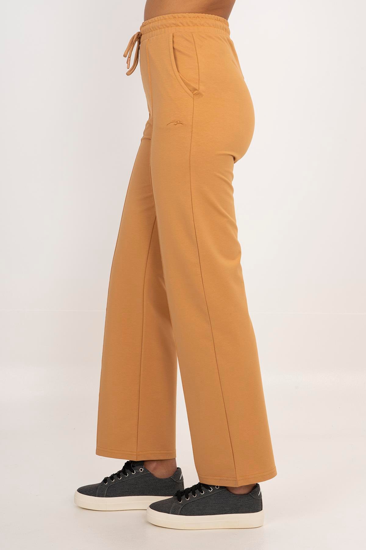Maraton Sportswear Regular Kadın  İspanyol Paça  Basic Pantolon 21427
