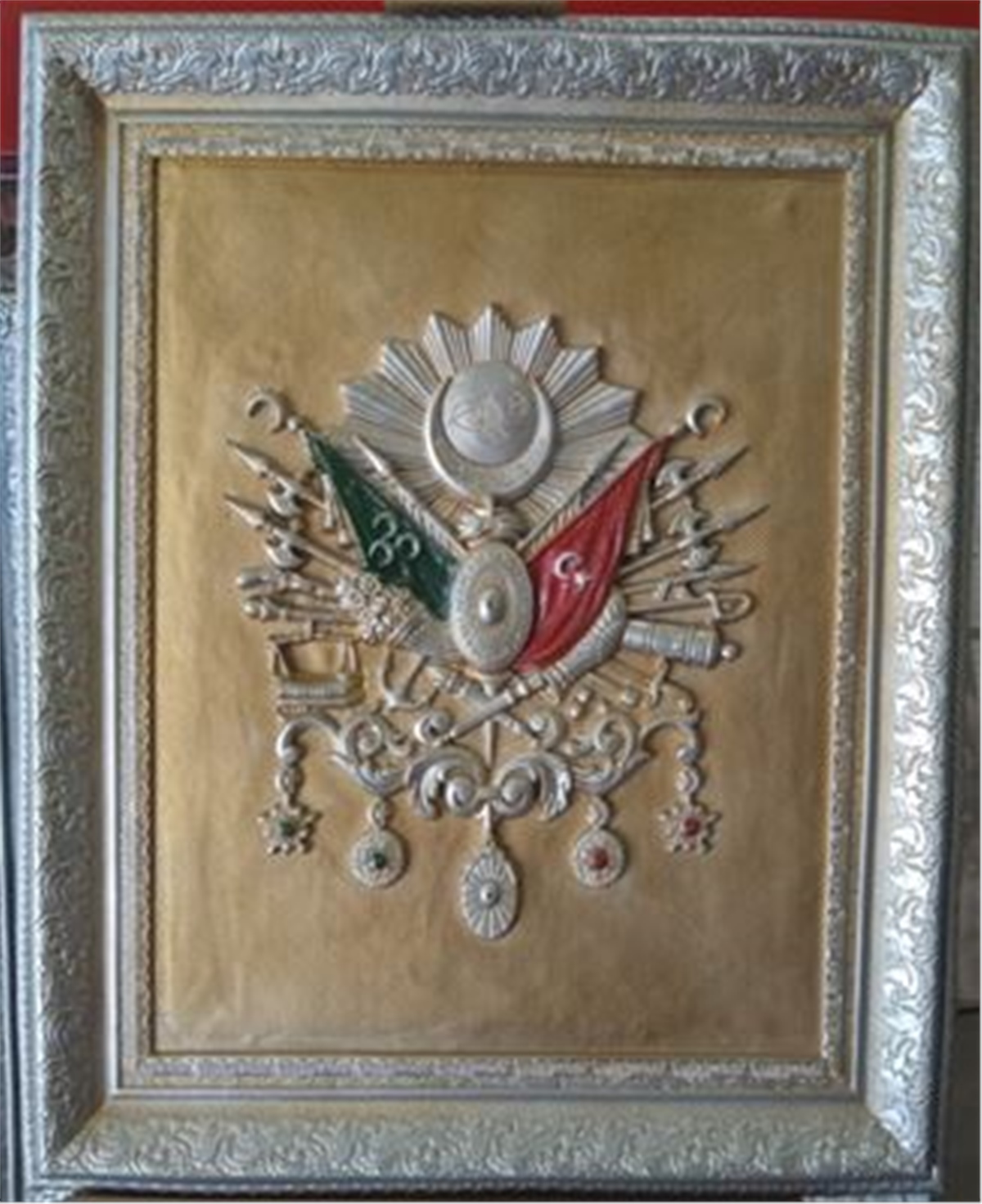 60*80 Polyester Osmanlı Tuğrası-1