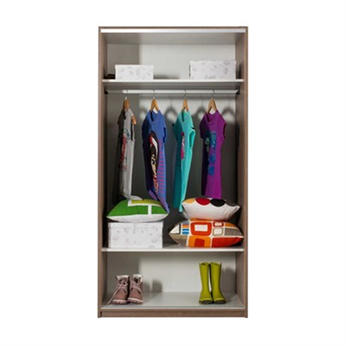 Adore Swd-402-Lt-2 Sürgü Kapılı Gardırop Latte