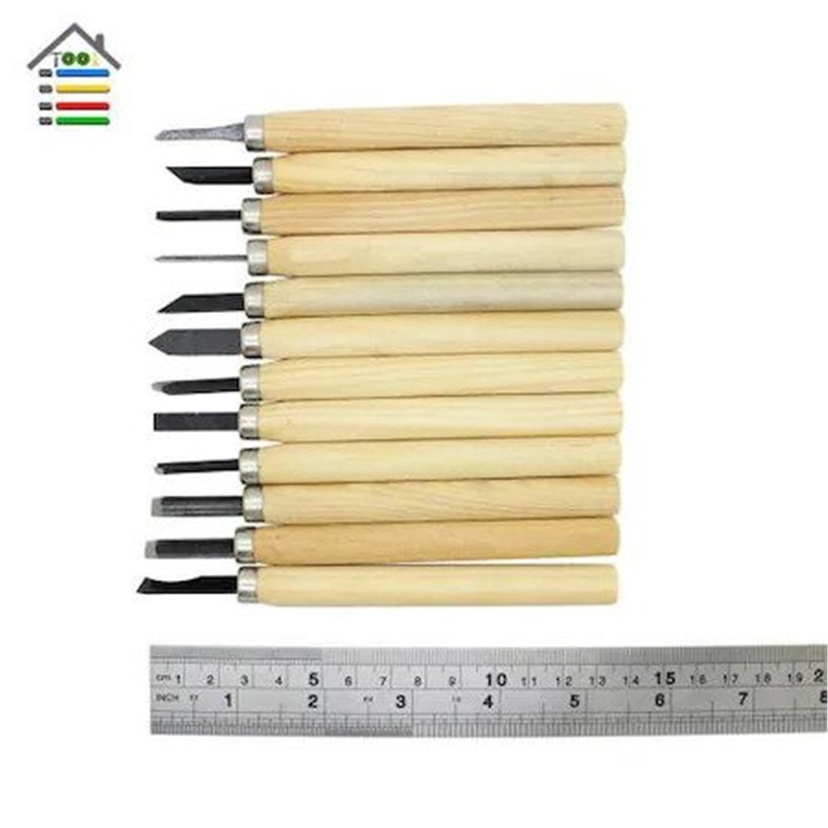 Ahşap Oyma Seti İskarpela 12 Parça