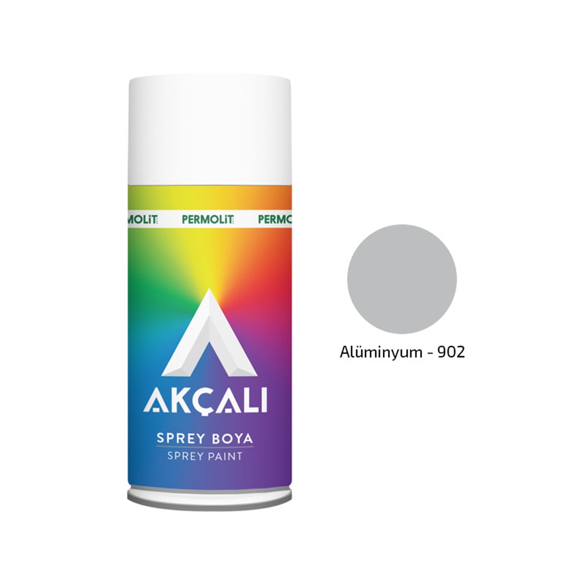 Akçalı Sprey Boya Metalik Renk 902 Alüminyum