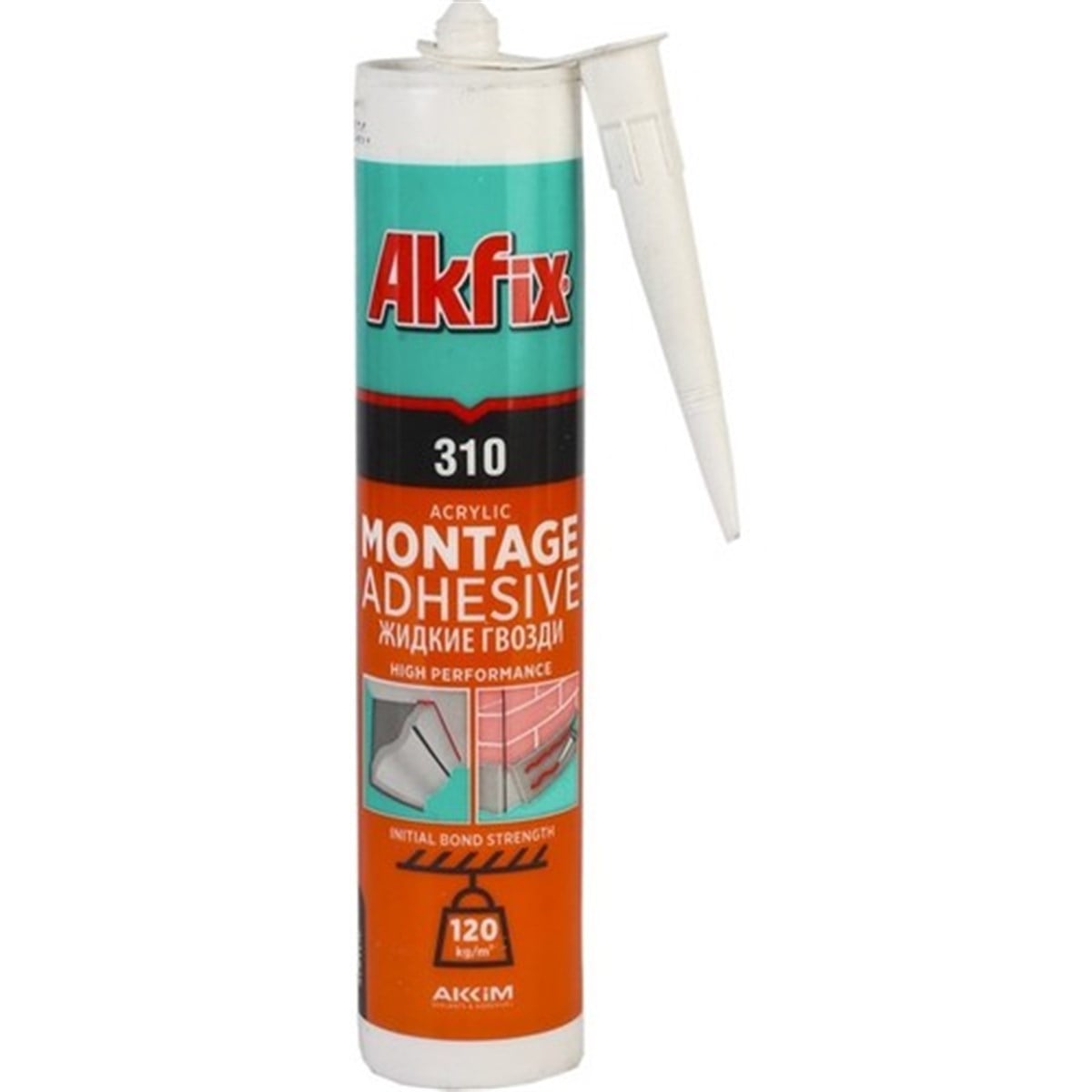 Akfix 310 Kartonpiyer Strafor Yapıştırıcı 310 ML