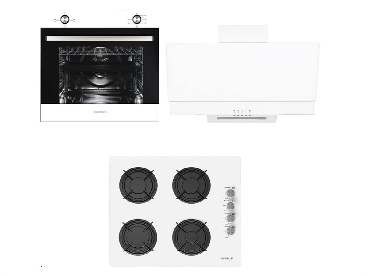 Alveus Beyaz Ankastre Set