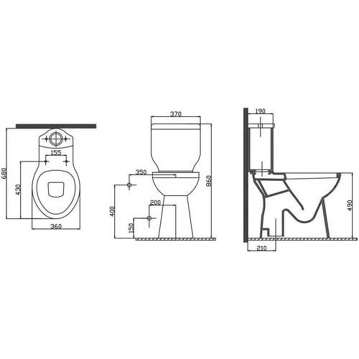 Alvit Engelli Klozet ve Rezervuar