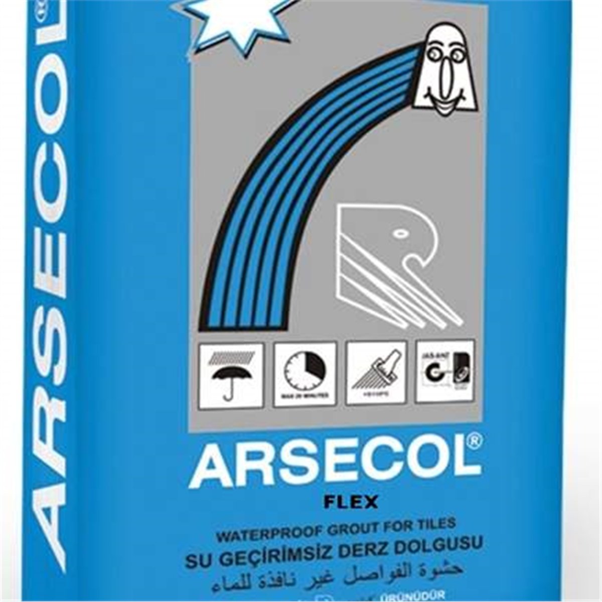 Arsecol Flex Derz Dolgu Açık Gri 20 Kg