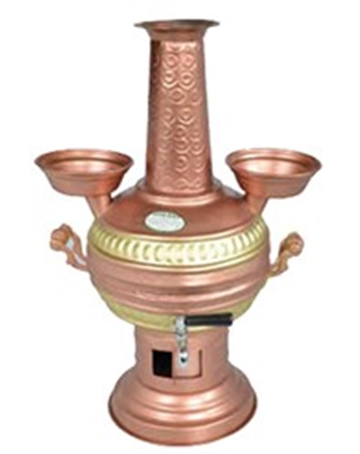 Bakır Semaver 5 Litre Tek Çeşmeli