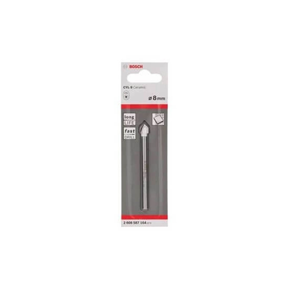 Bosch Cyl-9 Ceramic Fayans Matkap Ucu 8x80 Mm