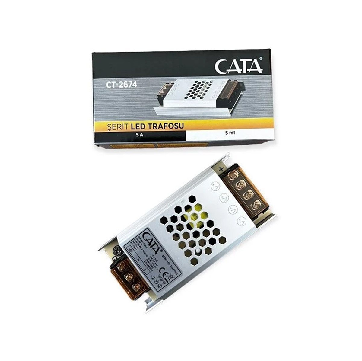 Cata Ct-2674 5 Amper 60W Slim Led Trafosu