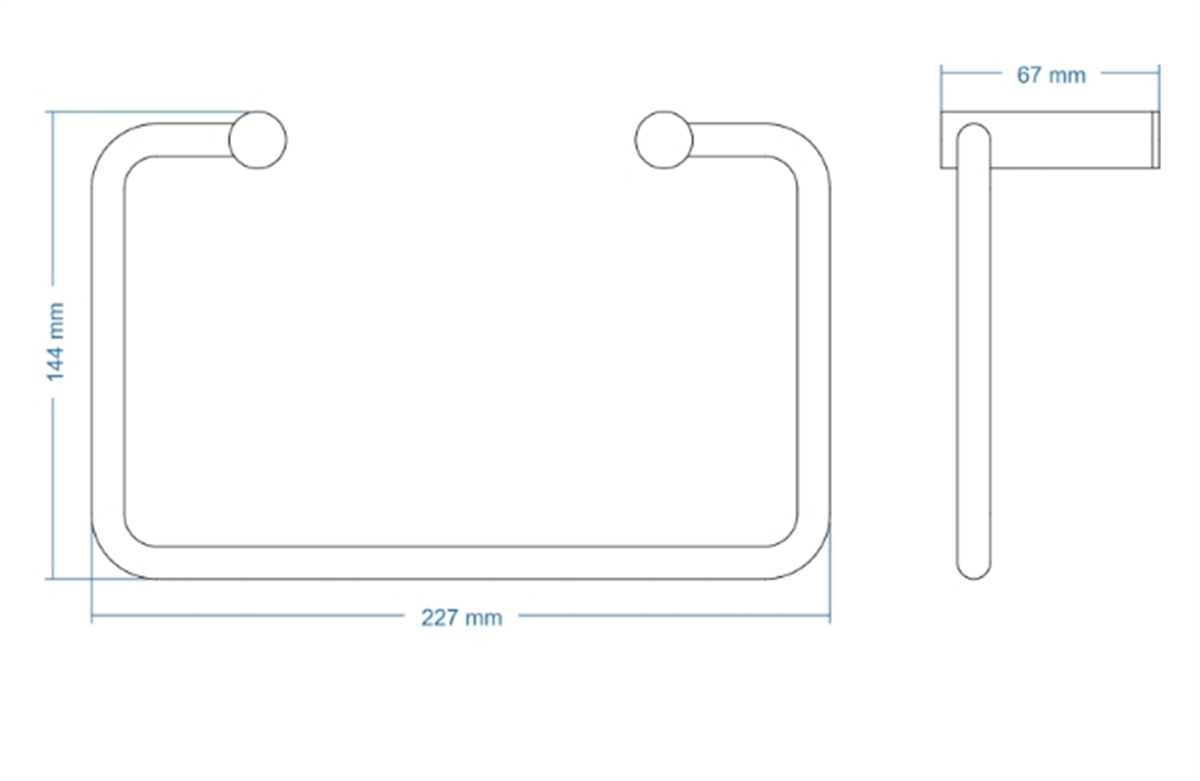Deppot Mech Krom Yuvarlak Havluluk A.2317