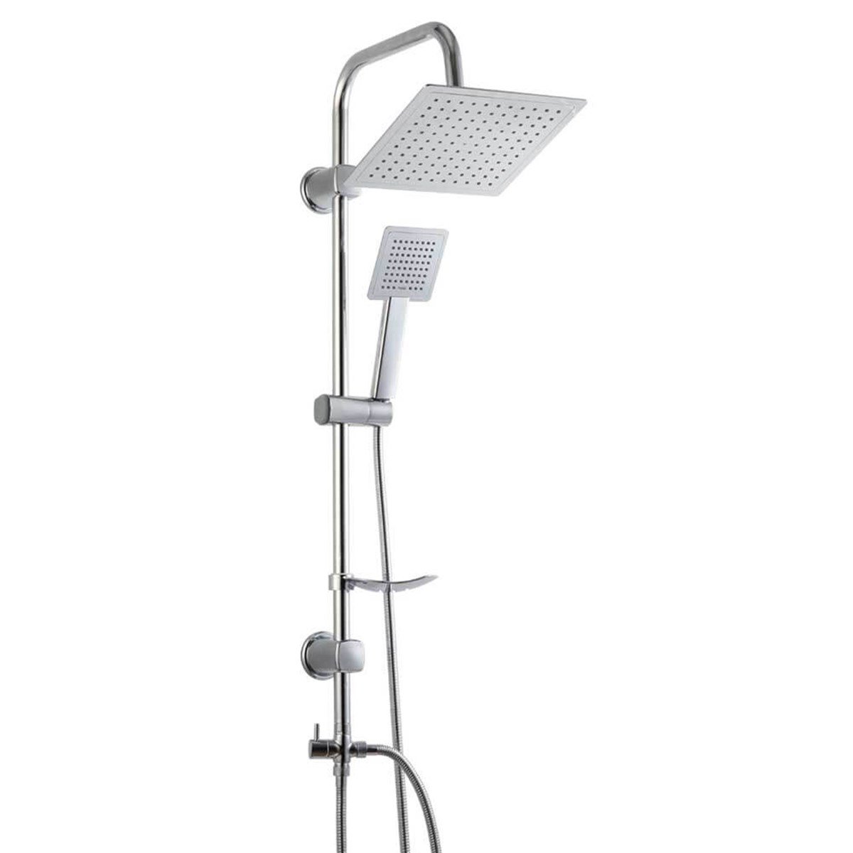 Deppot Siena Tepe Duş Seti Krom D.150