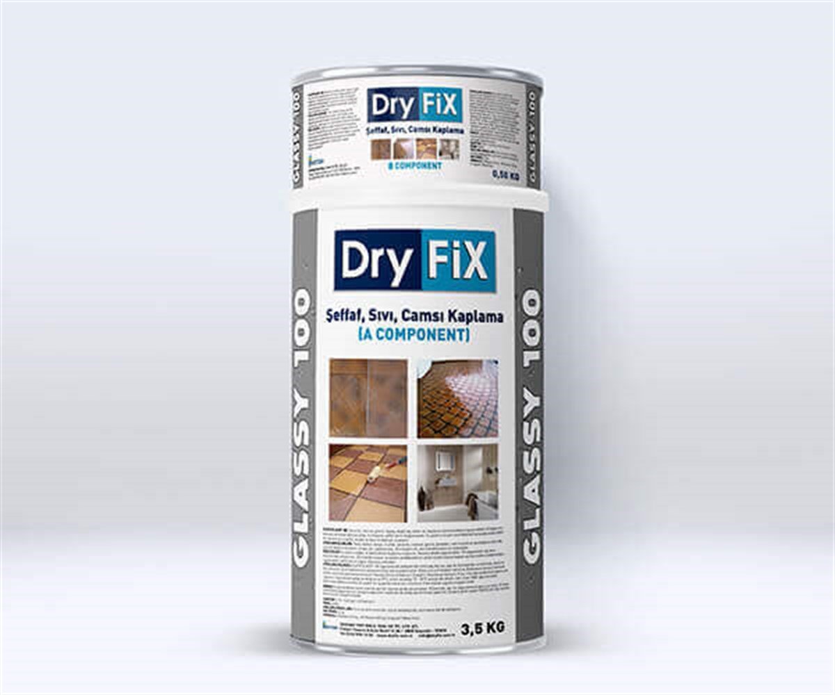 Dryfix Glassy 100 Sıvı Cam Şeffaf Kaplama 2 Kg