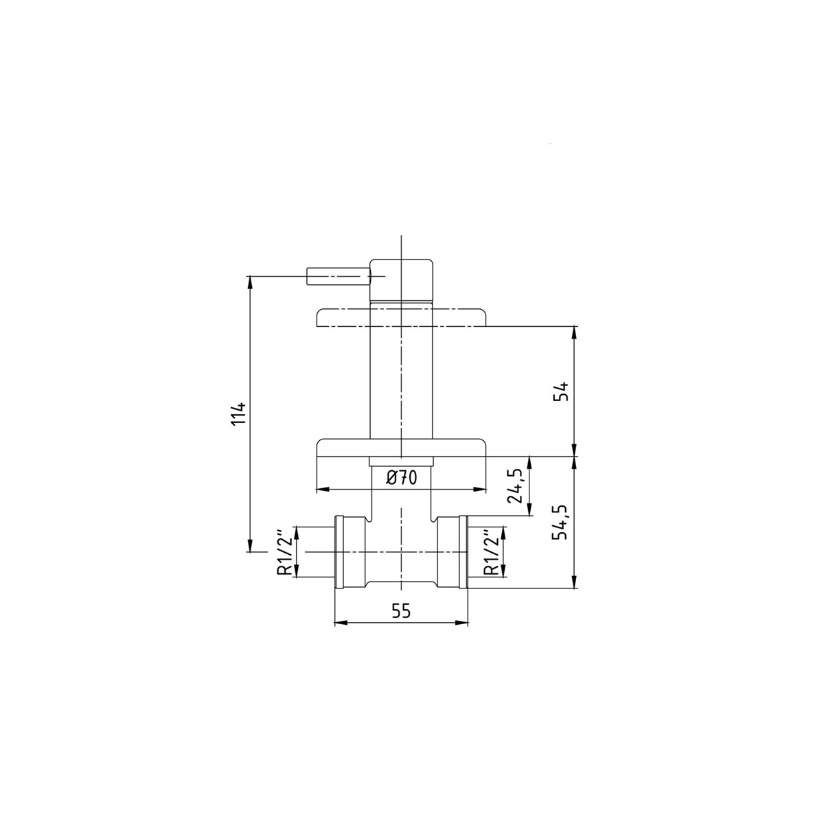 Eca Ankastre Ara Kesme Valfi 102126441