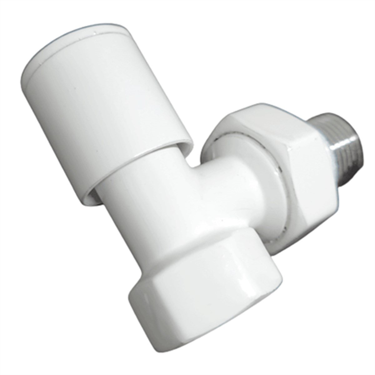 Edp Metal Kapaklı Beyaz Havlupan Radyatör Vanası 1/2