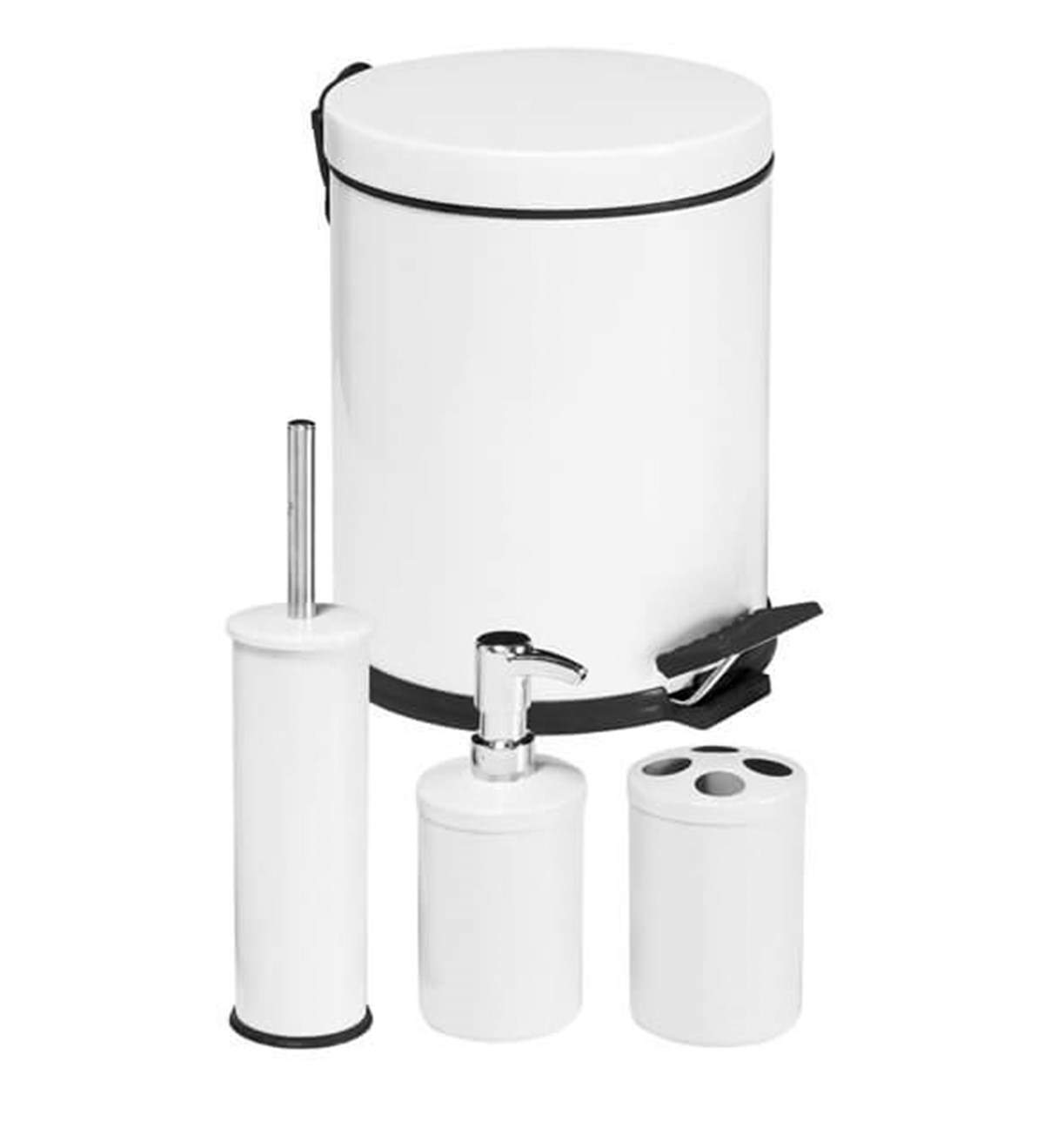 Efor 4 Lü Banyo Seti Beyaz 476b