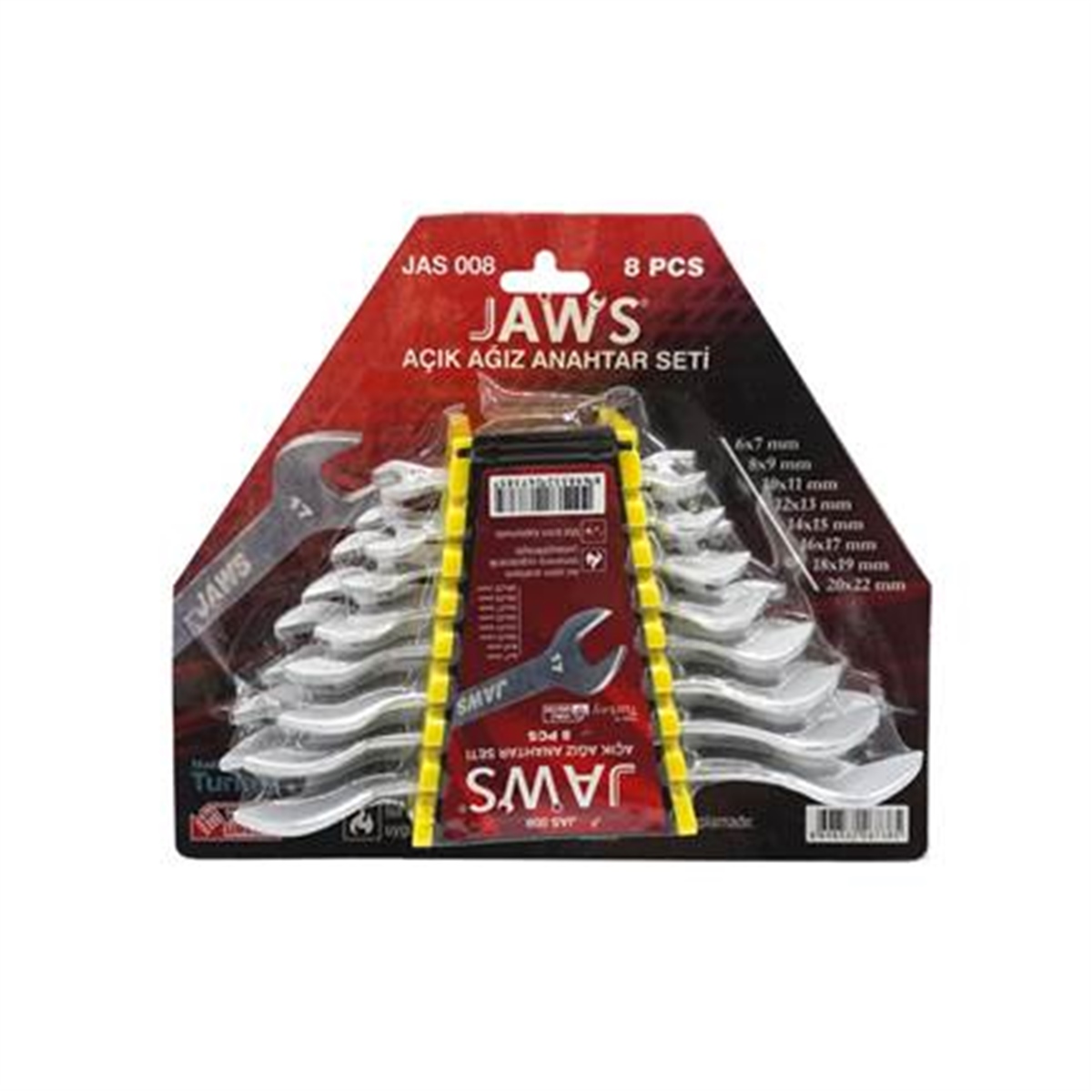 Eltos Jas008 Jaws Açık Ağız Anahtar Takımı 8 Parça