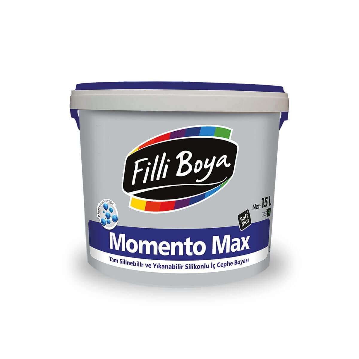 Filli Boya Momento Max Silikonlu Rg1 İç Cephe Boyası 15 Litre