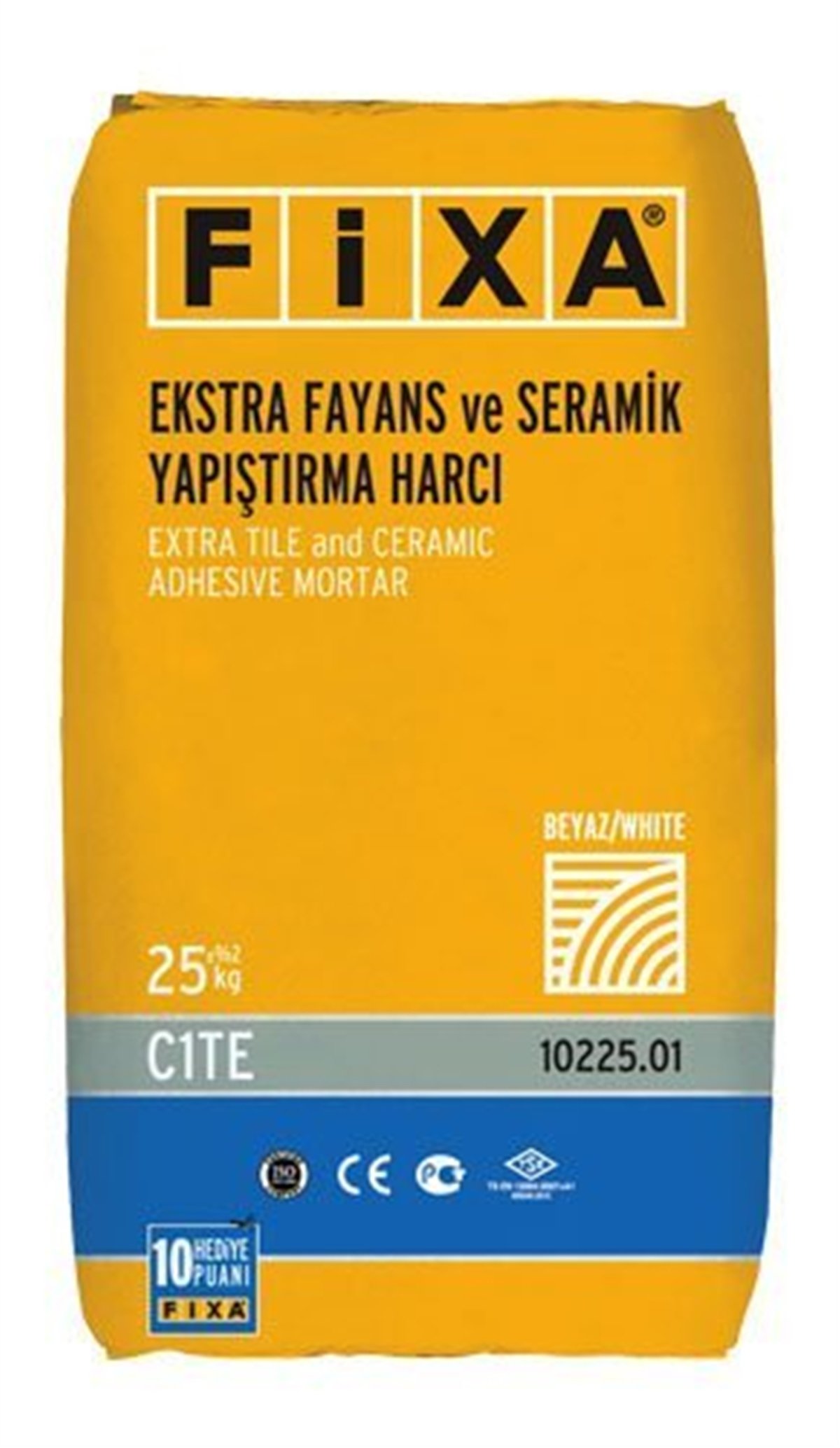 Fixa Seramik Yapıştırıcı Beyaz 25 Kg