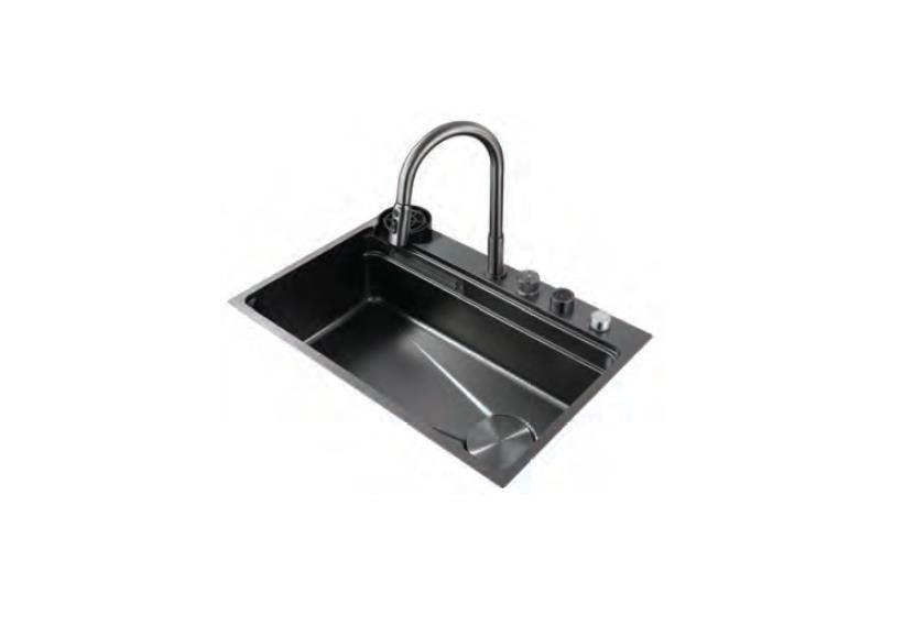 Fleko 304 Akıllı Fotoselli Evye Seti 75x45x20 CM