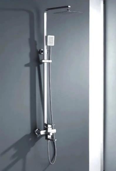 Fleko İnox Bataryalı Tepe Duş Seti SSC5T-S4