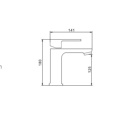 Fleko İnox Lavabo Bataryası SSC1-S4