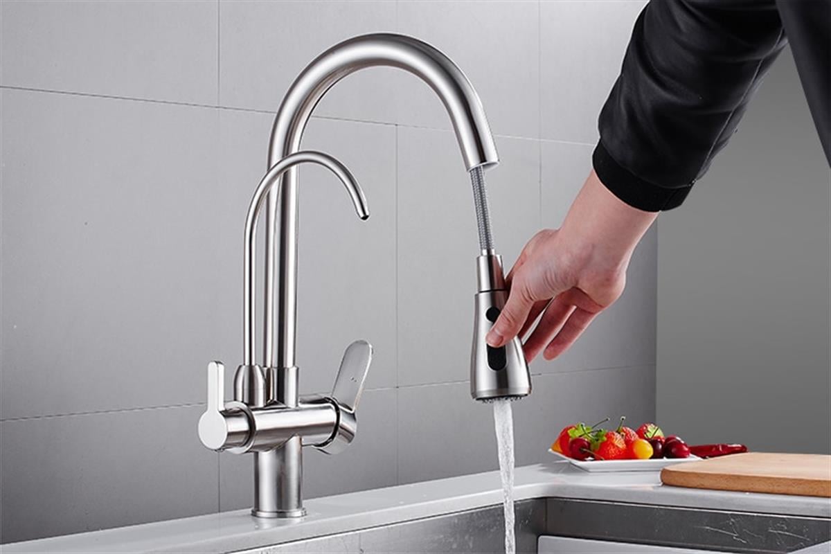 Fleko Krom Spiral Arıtmalı Eviye Bataryası SP4434A
