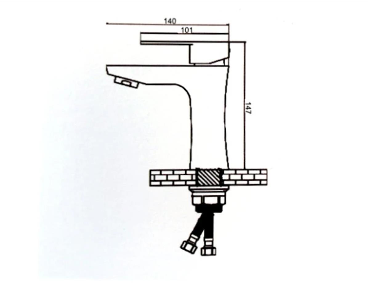 Fleko Round İnox Lavabo Bataryası SSB1-S3