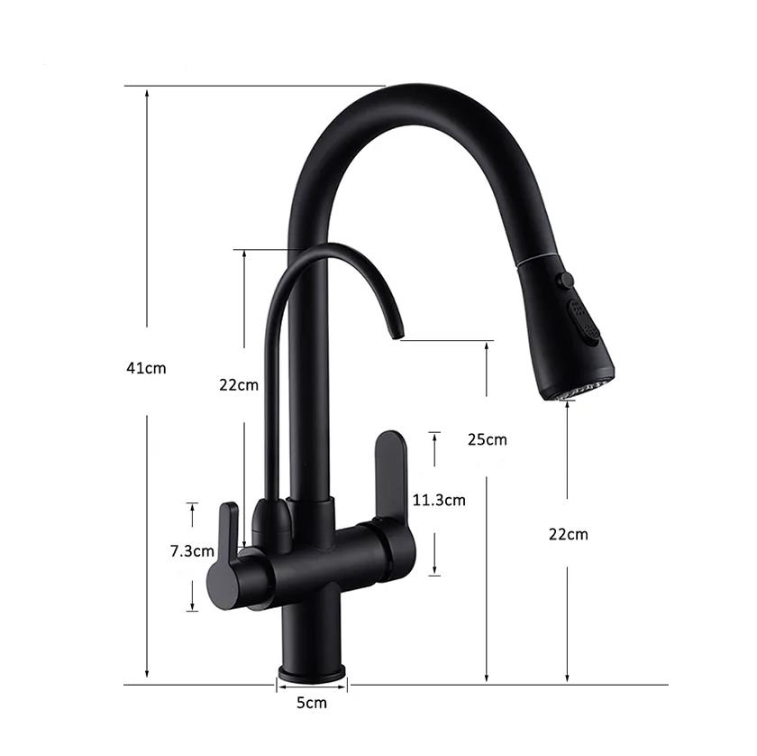 Fleko Siyah Spiral Arıtmalı Eviye Bataryası SP4434-C