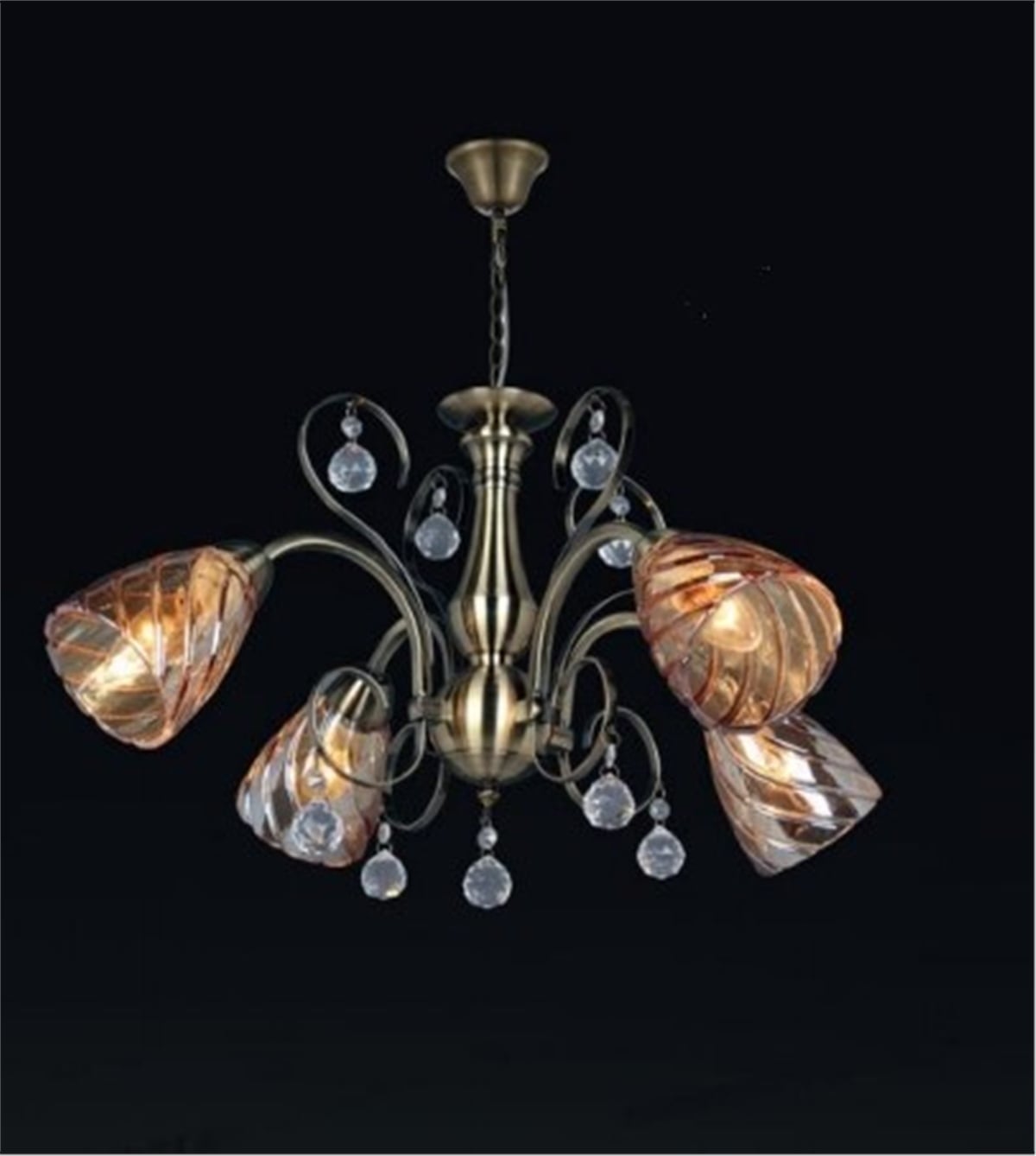 Ga-7022-4 İthal Eskitme 4 Kollu Avize
