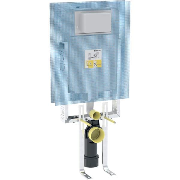 Geberit Alpha Gömme Rezervuar 110174 + Parlak Buton 11545461
