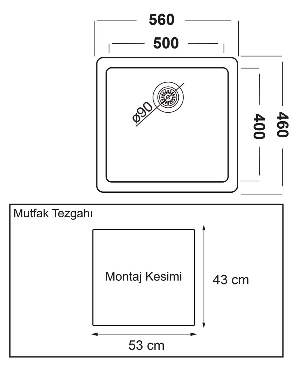 Gl General Glge 40u Antrasit Granit Evye 40x50 Cm