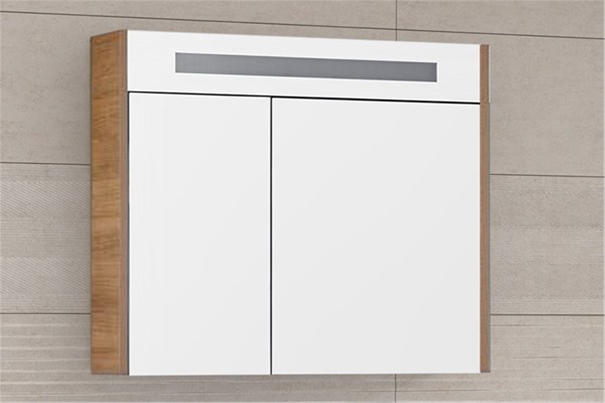Gold Banyo Perimelis Marbella Kiraz Banyo Dolabı 80 Cm Seramik Lavabo