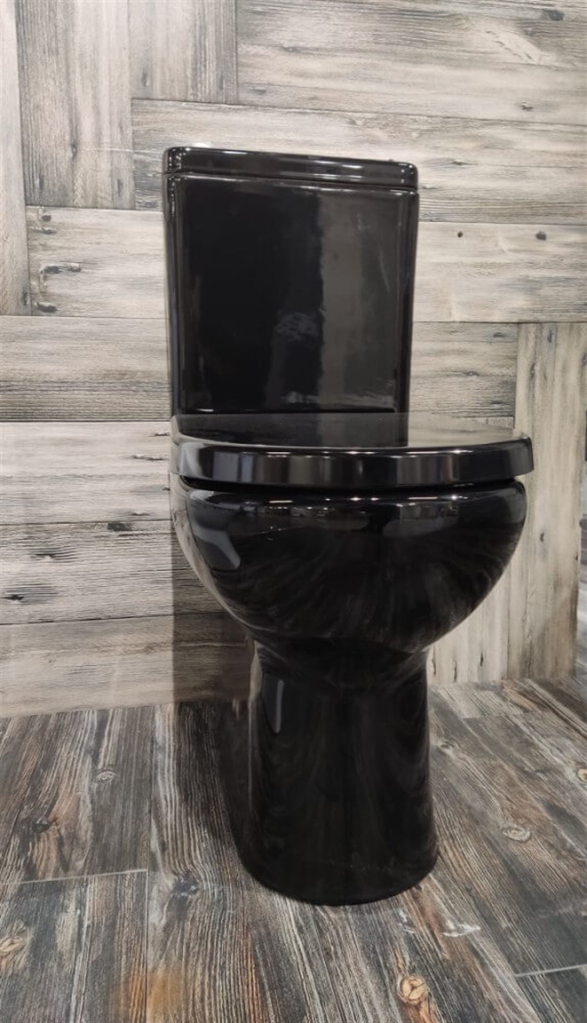 Güral Compact Duvara Sıfır Siyah Takım Klozet