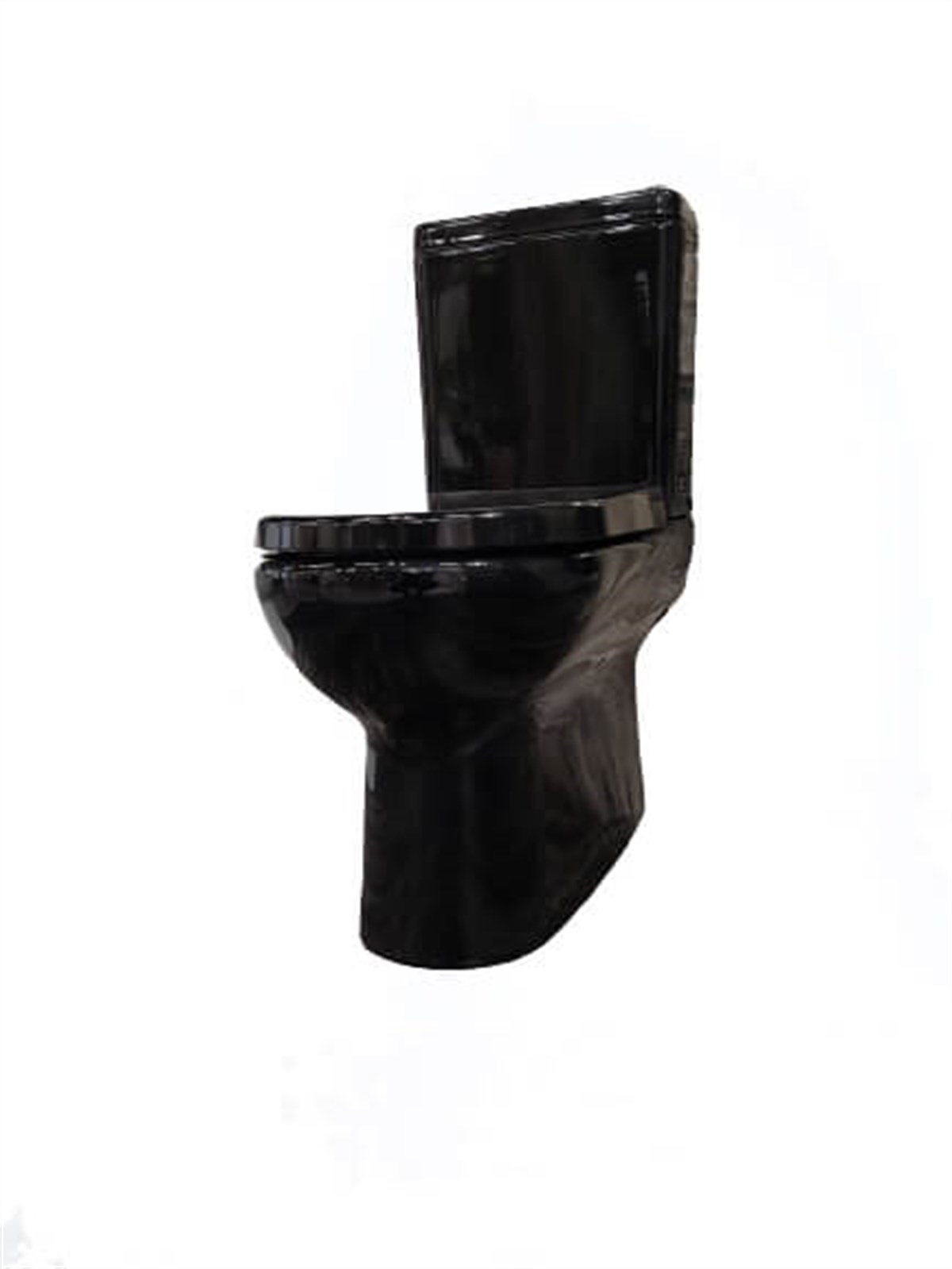 Güral Compact Duvara Sıfır Siyah Takım Klozet