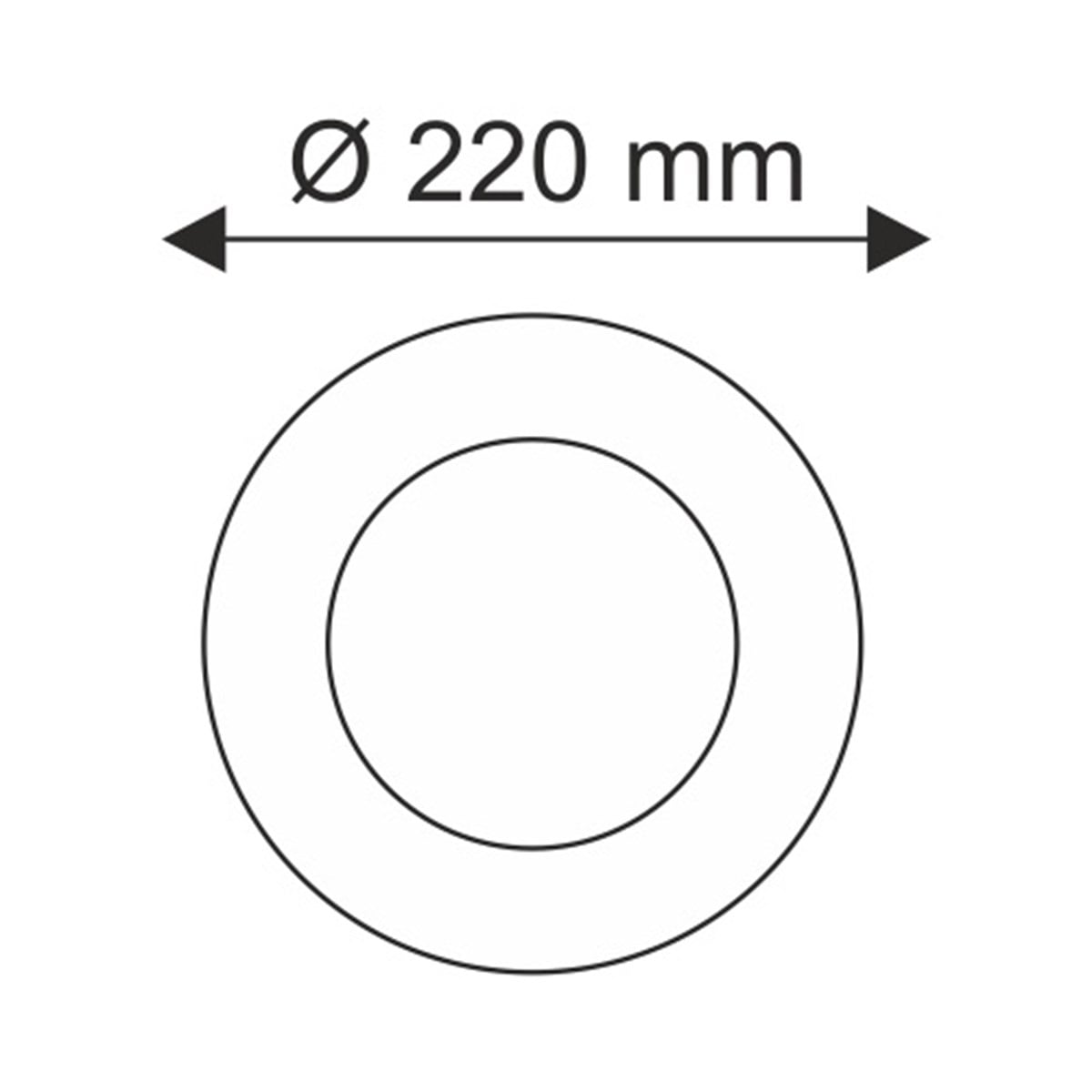 Helios 35-6130 18 W Sıva Üstü Yuvarlak Sensörlü Panel Led Armatür