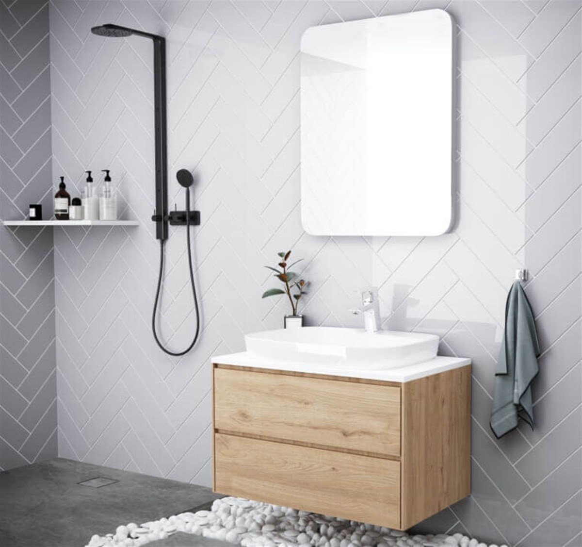 İnnova Mila Banyo Dolabı 85 Cm