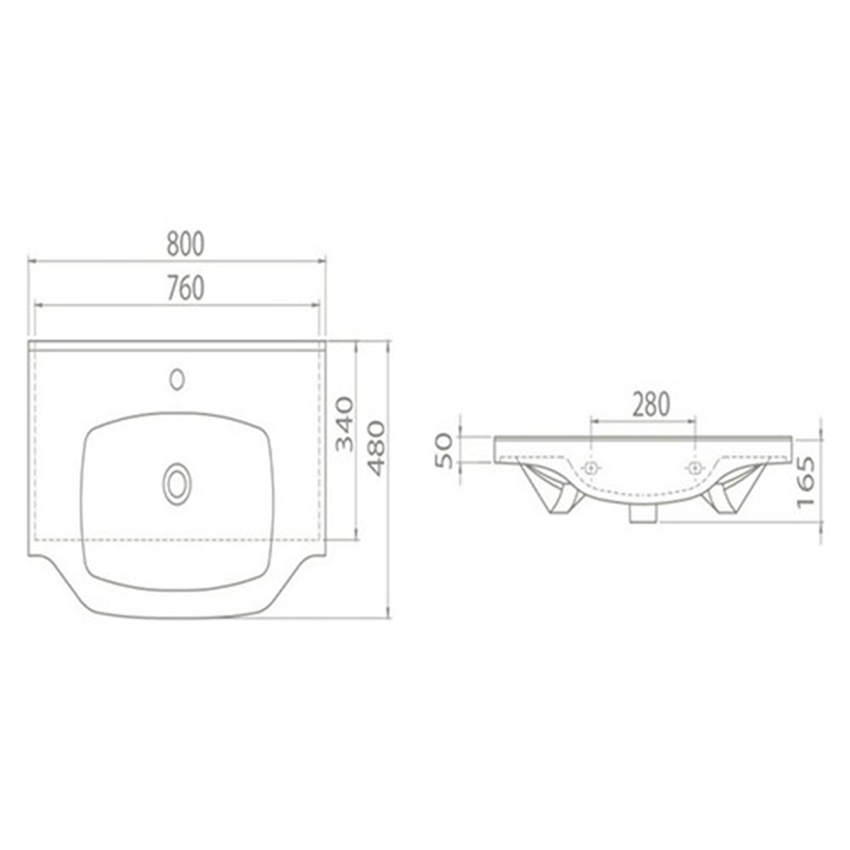 Irmak Banyo Dolabı Eko 80 cm