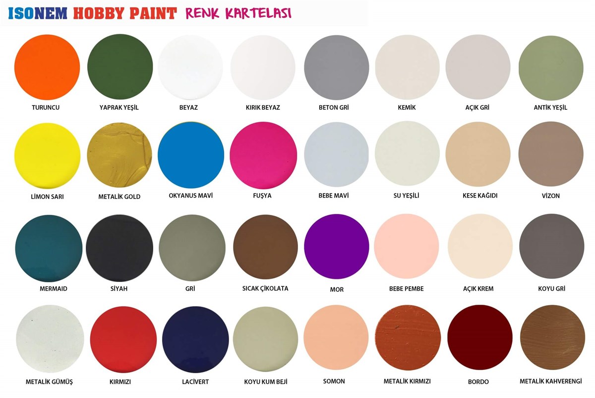 Isonem Hobby Paint Hobi Boyası Siyah 350 Ml