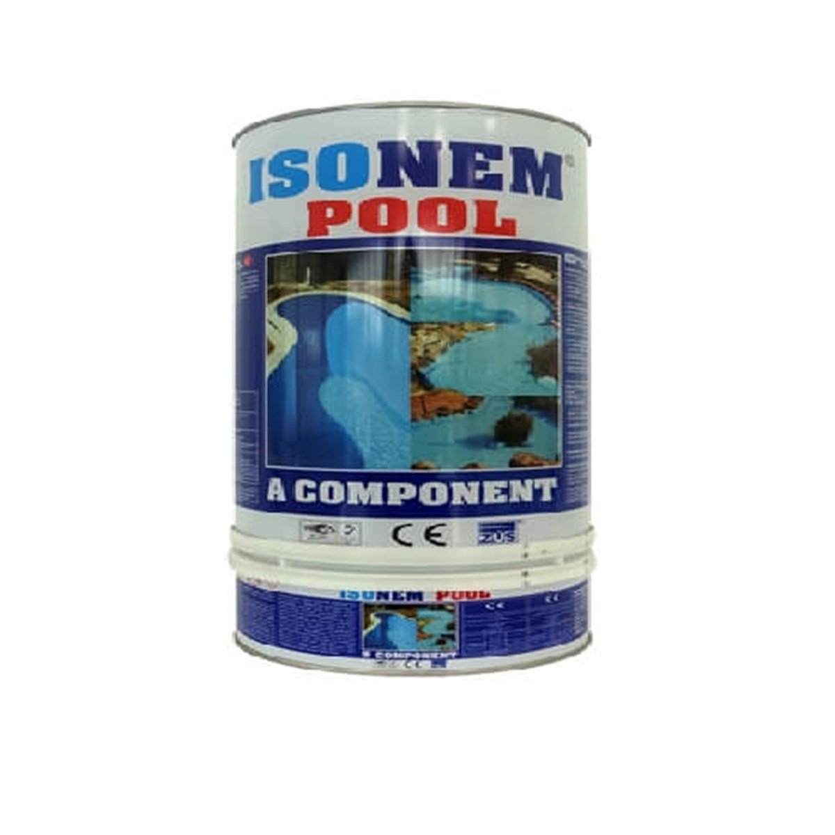 Isonem Pool 2 Mavi Bileşenli Havuz Boyası 4.5 kg Set