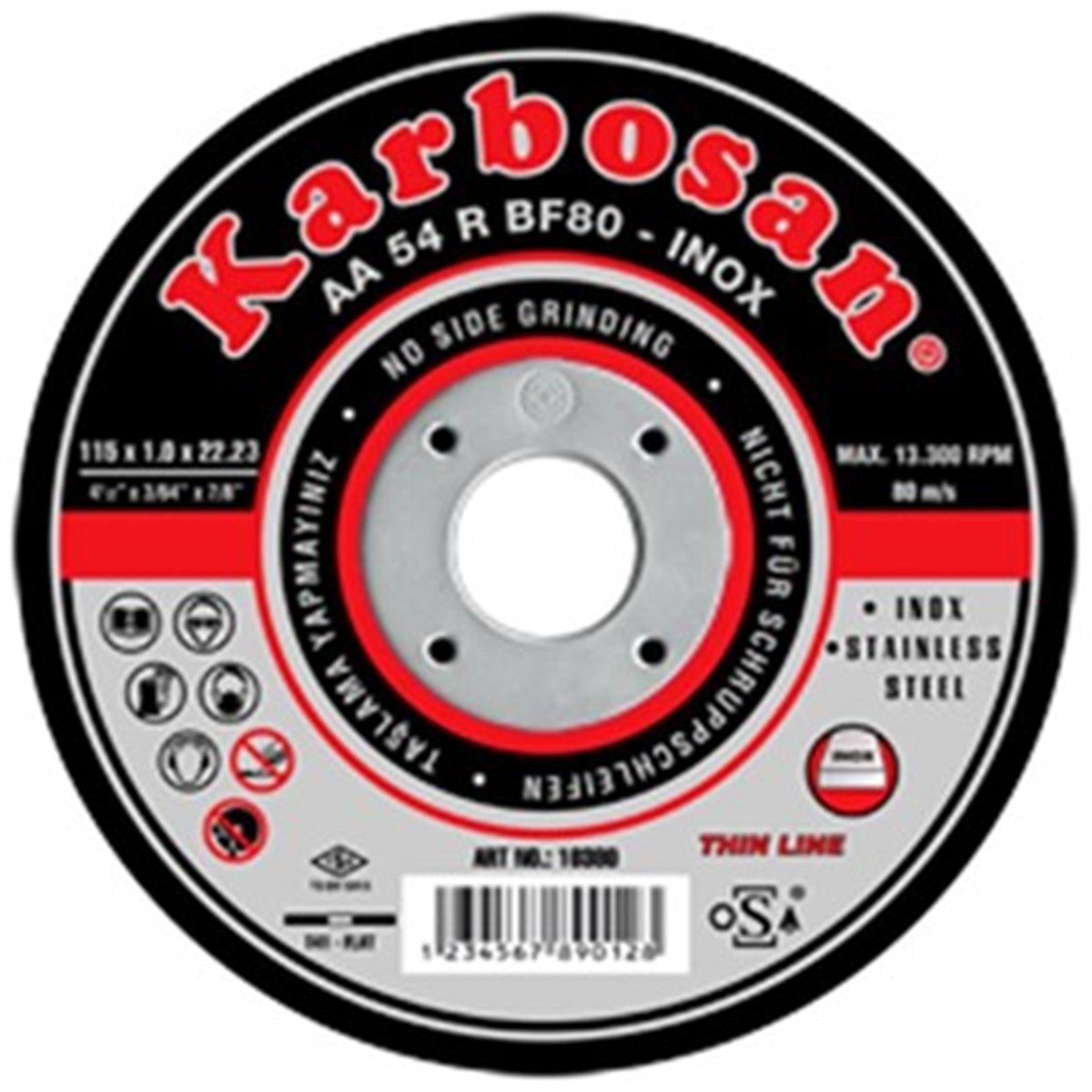 Karbosan 115*1 İnox Kesici