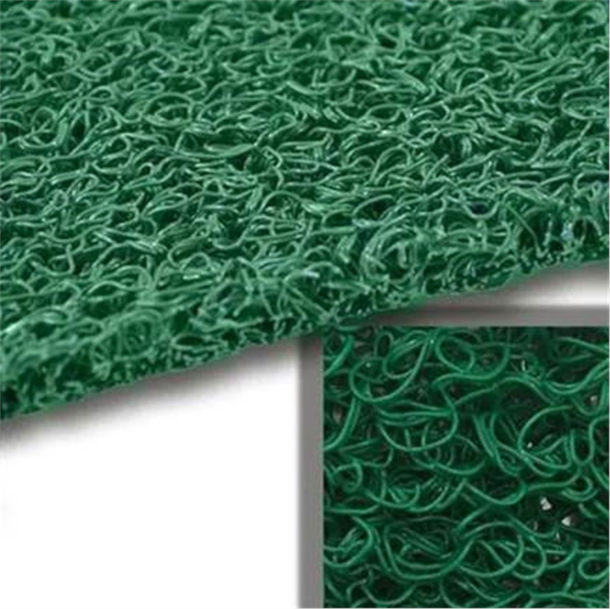 Kıvırcık Paspas Halı 14Mm-100 Cm Yeşil