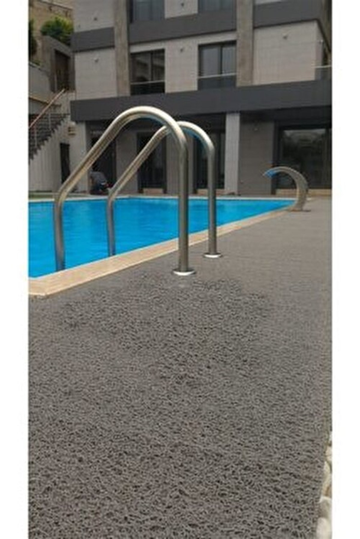 Kıvırcık Paspas Midas 14mm-100 Cm Gri 3kg/M²