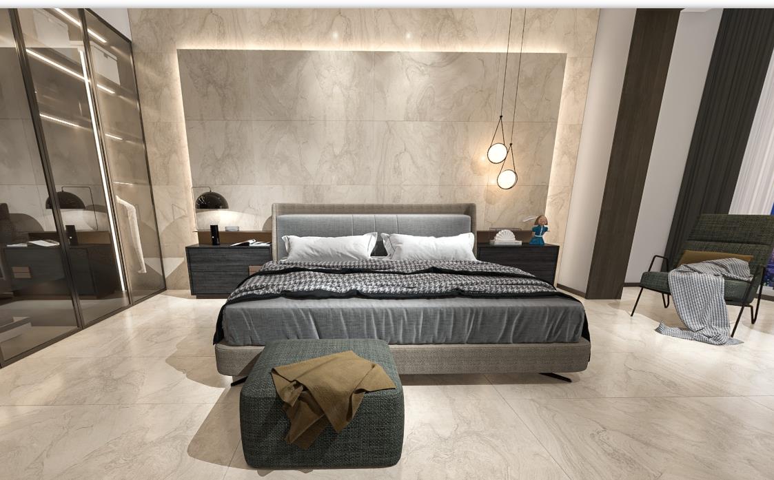 Kütahya Seramik 120x240 Atlantis Beyaz Parlak Rektifiyeli Yer Seramiği