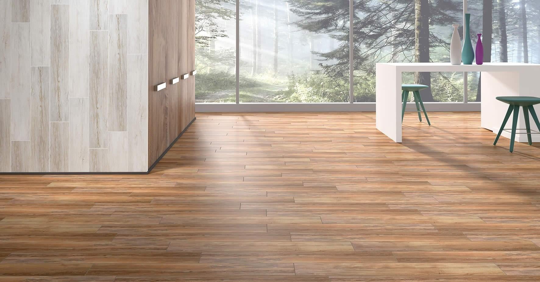 Kütahya Seramik 21X121 Taiga Teak Mat Yer Seramiği