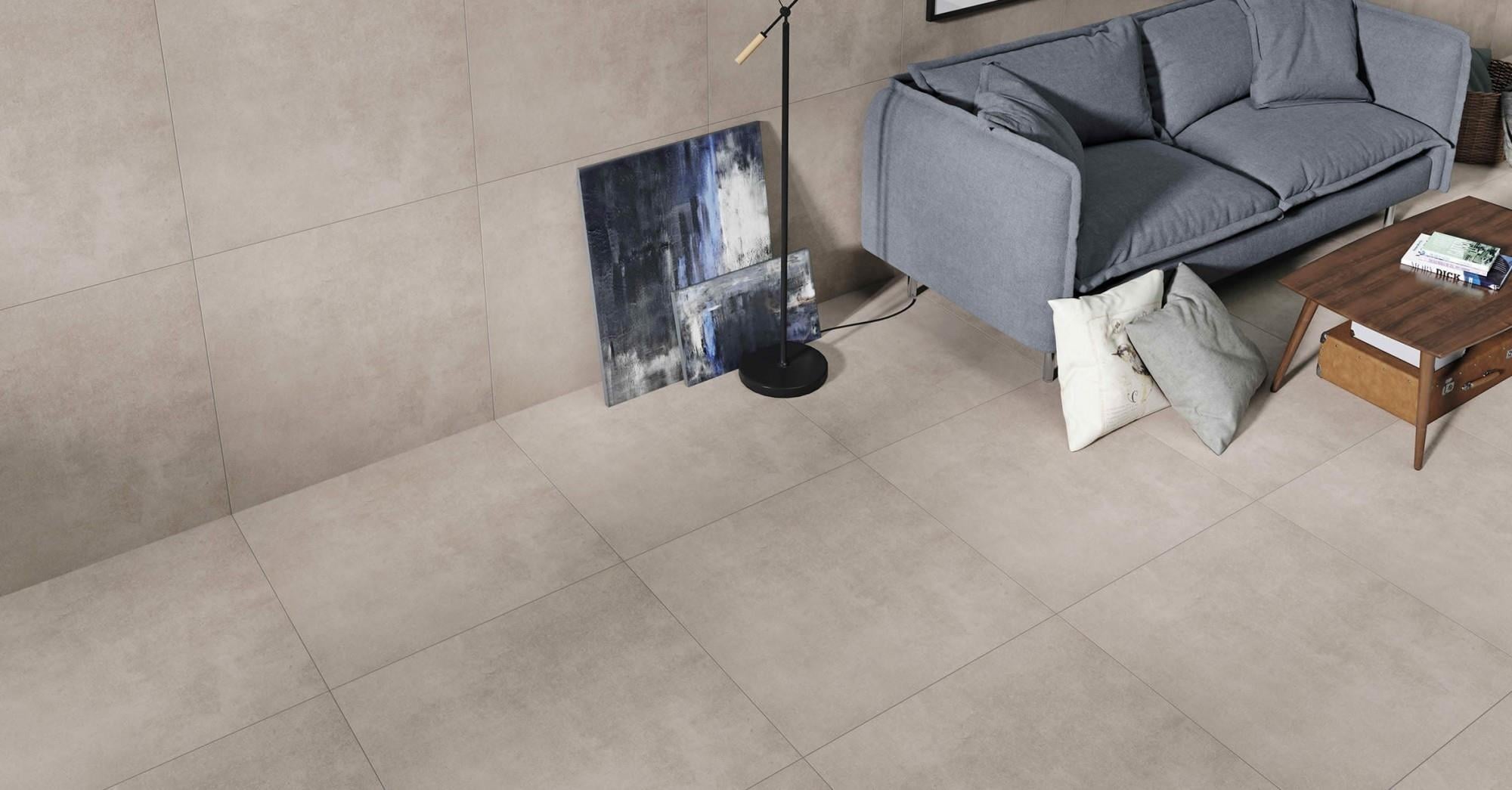 Kütahya Seramik 80X80 İnfinity Gri Rektifiyeli Mat Yer Seramiği