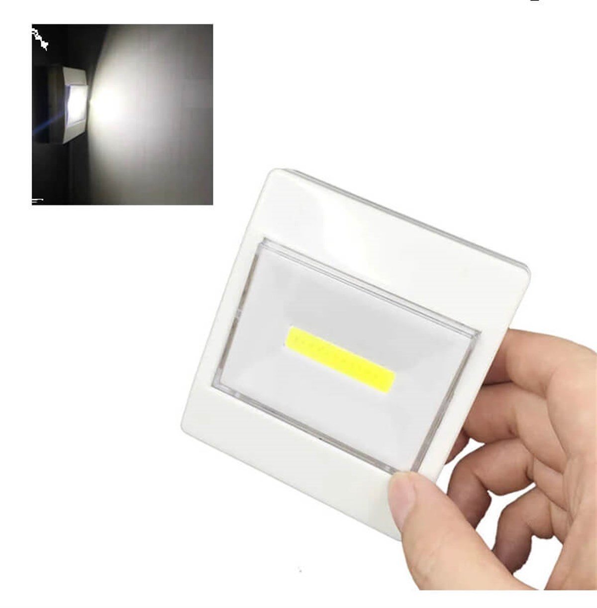 Ledline FNR-08 Yapışkanlı Ledli Gece Lambası