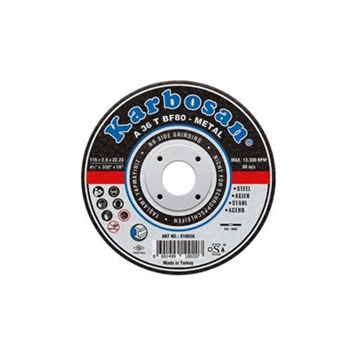 Metal Kesme Taşı 115 Karbosan