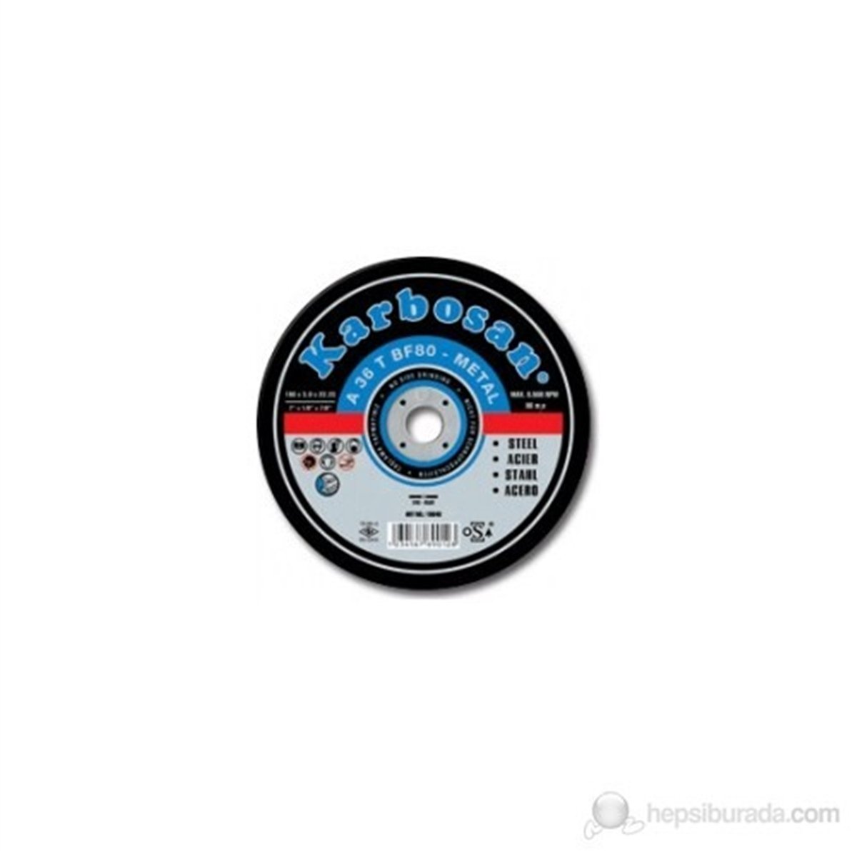 Metal Kesme Taşı 180 Karbosan