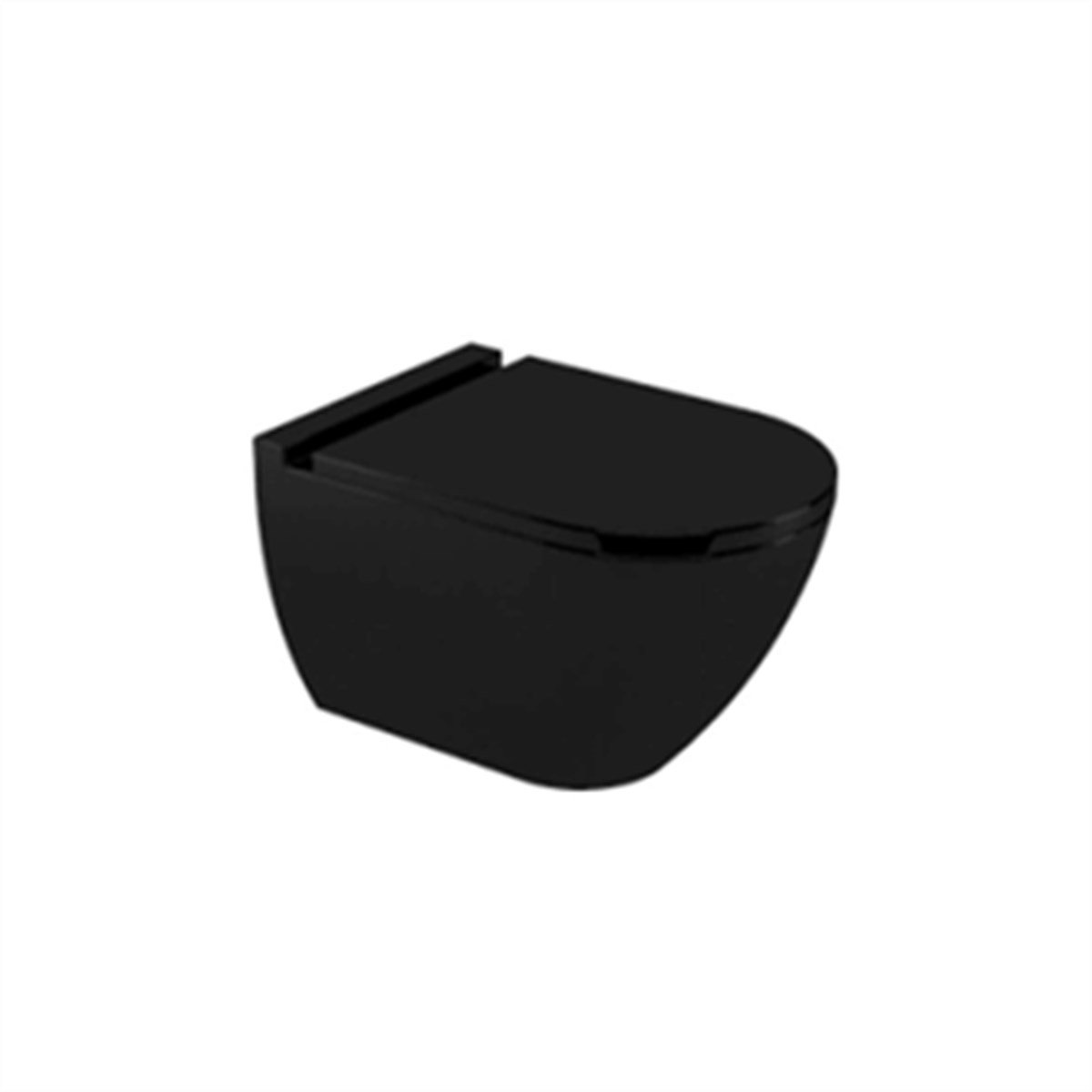 Newarc İdea Parlak Siyah Asma Klozet