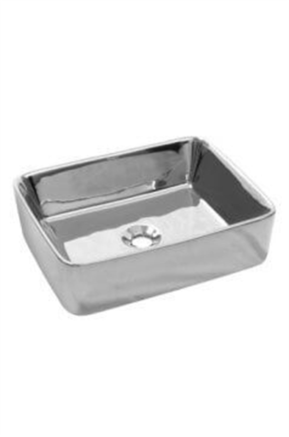 Newarc Silver Köşelı Lavabo Krom 40*51*16 5011Cr